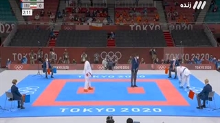 مسابقه فینال سجاد گنج زاده در المپیک توکیو