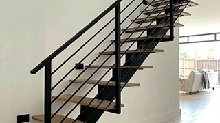 انواع نرده راه پله فلزی شیک