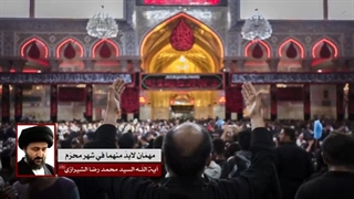 مهمّان لابدّ منهما فی شهر محرّم - السید محمد رضا الحسینی الشیرازی رحمه الله