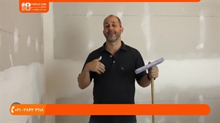 آموزش کناف کاری | کناف سقف | کناف دیوار | روش بتونه کاری و نقاشی کناف