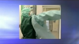 چگونگی پوشیدن گان استریل