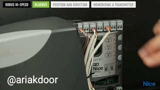 آموزش نصب موتور ریلی روبوس 600 نایس - آریاک در نماینده انحصاری نایس ایتالیا در ایران