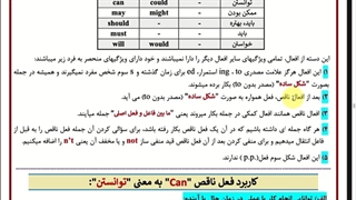 ویژن سال دهم : آموزش زبان سال اول دبیرستان: درس چهارم ( افعال ناقصه )