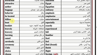 ویژن سال دهم: آموزش زبان انگلیسی : درس چهارم ( کلمات کلیدی )