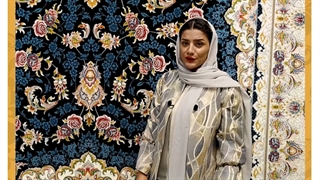 فرش 700 شانه گل برجسته طرح افشان رژا