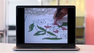 کاشی هفت رنگ چیست و چگونه در 7 مرحله ساخته میشود/رنگ آمیزی،پخت هفت رنگ/قسمت ششم