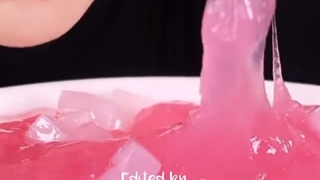 اسمرفود/کوتاه/خوردن ژله اسلایم