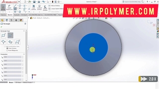 مدلسازی مخزن آب با سالیدورکز (SolidWorks)