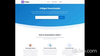 vidiget youtube downloader