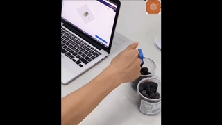 نمونه پرینت شده با پرینتر سه بعدی