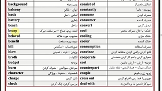 آموزش زبان انگلیسی: کلمات مهم درس سوم