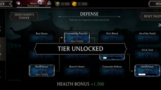 Best Talent Tree 2021 In Mortal Kombat Mobile