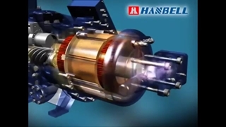 hanbell compressor structure روش کار و اجزای کمپرسور اسکرو هنبل