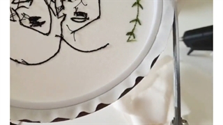 آموزش گلدوزی، بستن پشت کارگاه و تبدیل به دیوارکوب