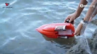 قایق کنترلی حرفه ای مخصوص ماهیگیری HJ807 دارای کوله حمل | ایستگاه پرواز