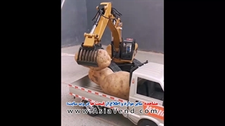 چنگک رادیو کنترلی اسباب بازی و وانت حمل بار آرسی