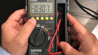 اندازه گیری ولتاژ با مولتی متر