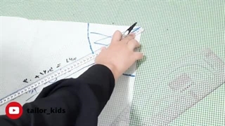 آموزش خیاطی الگو و دوخت دامن نیم کلوش
