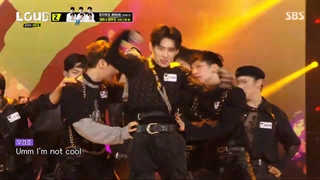 اجرای کارآموزهای پی نیشن با همکاری هیونا در برنامه loud با آهنگ im not cool