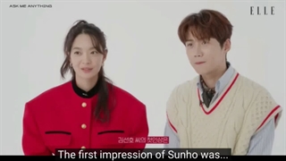 مصاحبه بازیگران سریال دهکده ساحلی چاچاچا (شین مین اه و کیم سون هو) با مجله allure