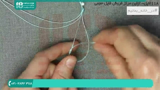 آموزش بافت دستبند مکرومه-آموزش ساخت  موج سه بعدی