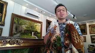 تابلو فرش دستباف فستیوال - تابلو فرش ابری سردرود