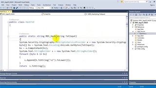 آموزش Hashکردن اطلاعات درAsp.Net MVC
