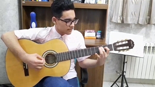 اجرای زیبای هنرجوی استاد امیر کریمی قطعه بازگشت به خانه