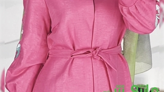 مانتوی شیک گلدوزی کد ۹۰۹