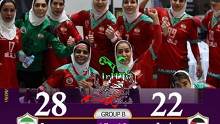 دیدار تیم های ایران و اردن در مسابقات هندبال قهرمانی آسیا۲۰۲۱