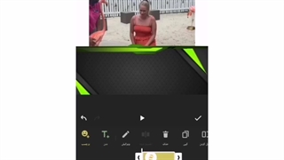 اموزش گذاشتن قالب خام روی فیلم در نرم افزار اینشات