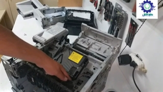آموزش باز و بست کردن پرینتر hp laser آموزشگاه کاردانش
