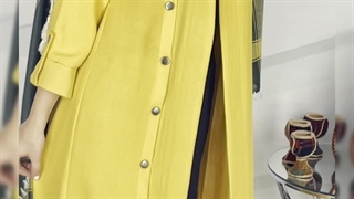 مانتوی بلند جلوباز شیک ١٥٧١