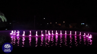 آبنمای موزیکال بوستان کریت طبس