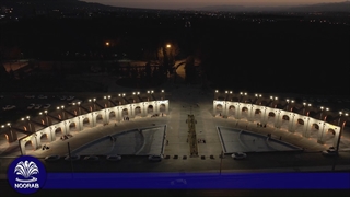 نورپردازی سردرب بوستان کاجستان بیرجند