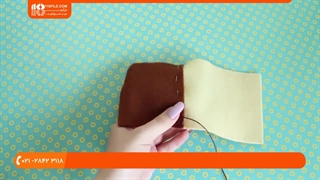 آموزش نمد دوزی-آموزش دوخت جامدادی طرح اینستاگرام