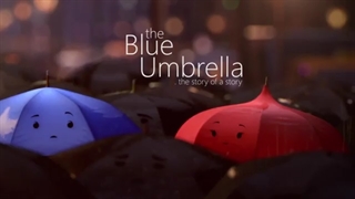 blue umbrella