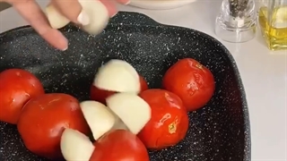 سوپ گوجه کبابی با نالینو