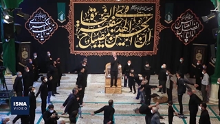 عزاداری شب اربعین در حسینیه اعظم زنجان