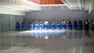 شستشوی اماکن تجاری با دستگاه های نظافت صنعتی