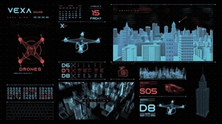 پروژه آماده پریمیر اینفوگرافیک Vexa HUD