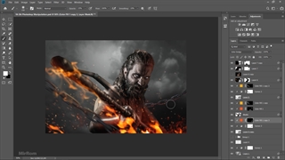 آموزش ترکیب عکس ( فتومونتاژ ) | آموزش ساخت پوستر حرفه ای در فتوشاپ - ویدیو 7