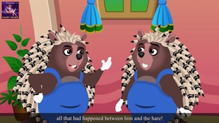 خرگوش و جوجه تیغی