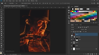 آموزش ترکیب عکس ( فتومونتاژ ) | آموزش ساخت پوستر حرفه ای در فتوشاپ - ویدیو 23