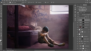 آموزش ترکیب عکس ( فتومونتاژ ) | آموزش ساخت پوستر حرفه ای در فتوشاپ - ویدیو 35