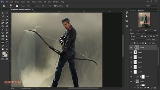 آموزش ترکیب عکس ( فتومونتاژ ) | آموزش ساخت پوستر حرفه ای در فتوشاپ - ویدیو 40