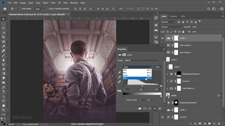 آموزش ترکیب عکس ( فتومونتاژ ) | آموزش ساخت پوستر حرفه ای در فتوشاپ - ویدیو 52