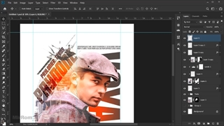 آموزش ترکیب عکس ( فتومونتاژ ) | آموزش ساخت پوستر حرفه ای در فتوشاپ - ویدیو 55
