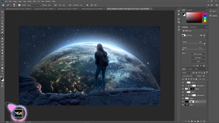 آموزش ترکیب عکس ( فتومونتاژ ) | آموزش ساخت پوستر حرفه ای در فتوشاپ - ویدیو 57