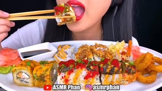 اسمرفود/کوتاه/خوردن سوشی